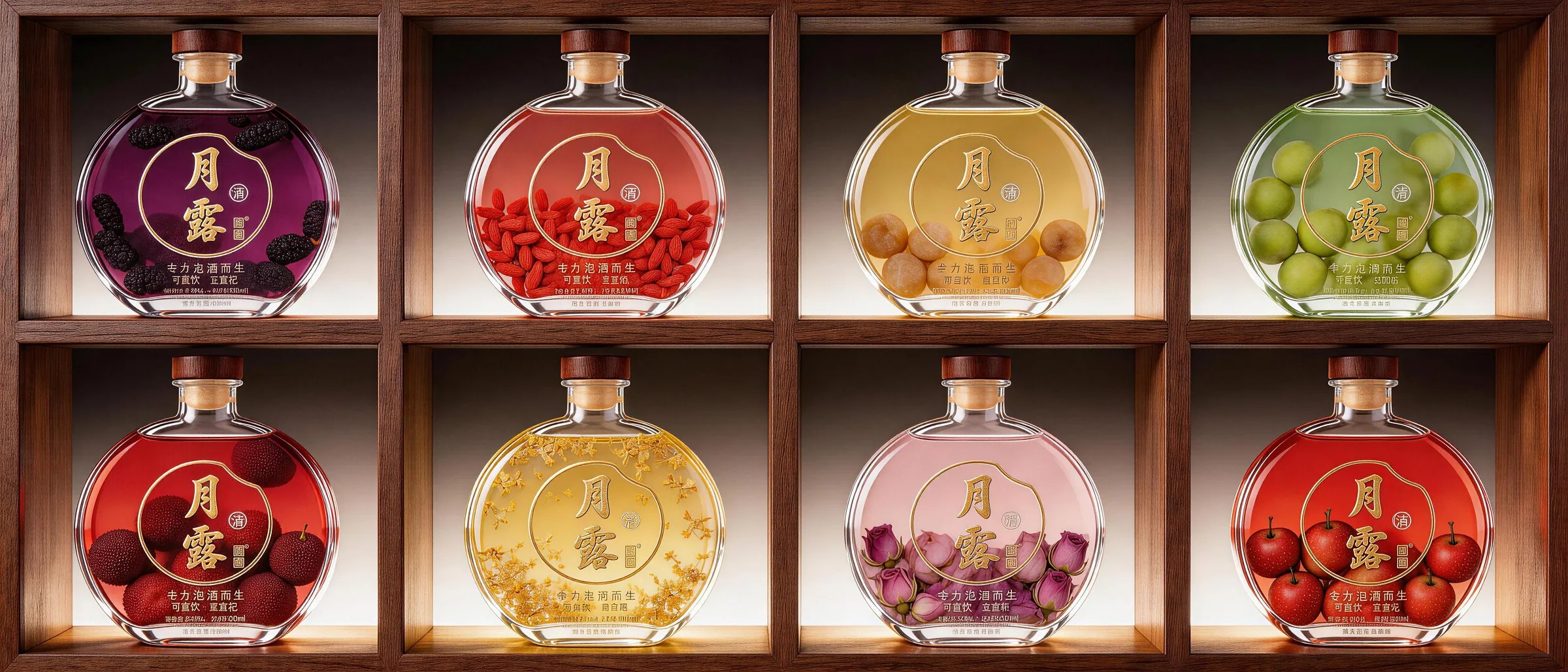 月露泡酒展示柜大图